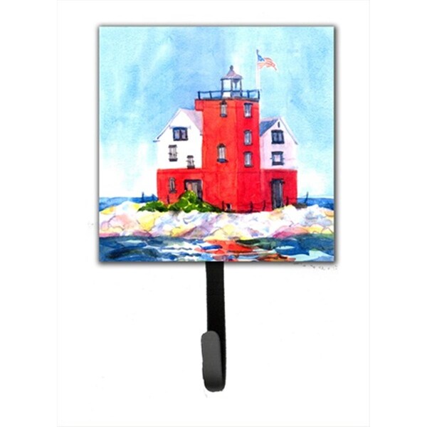 Jensendistributionservices Lighthouse On The Rocks Harbour Leash Holder Or Key Hook MI1654281 - main
